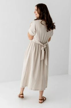 Hello Miz 'Faith' Wrap Front Maternity Dress