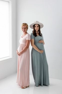 Hello Miz Summer Collection 'Becca' Maternity Maxi Dress