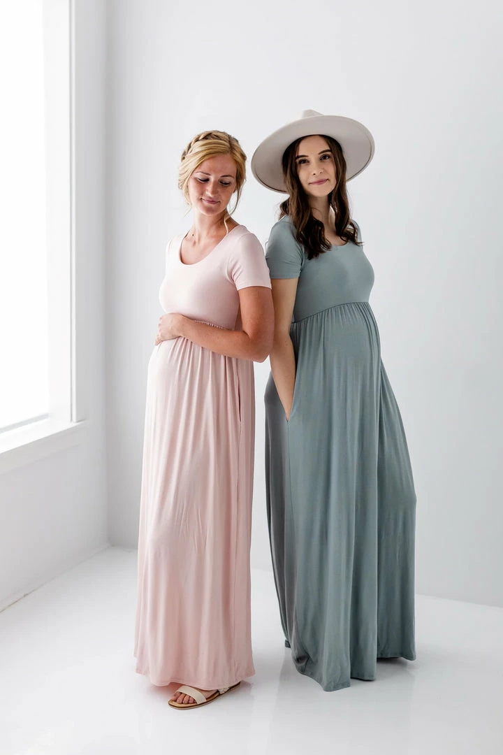 Hello Miz Summer Collection 'Becca' Maternity Maxi Dress 2 Hello Miz Summer Collection 'Becca' Maternity Maxi Dress