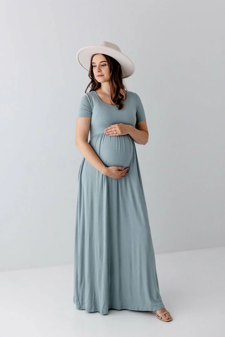 Hello Miz Summer Collection 'Becca' Maternity Maxi Dress 8 Hello Miz Summer Collection 'Becca' Maternity Maxi Dress
