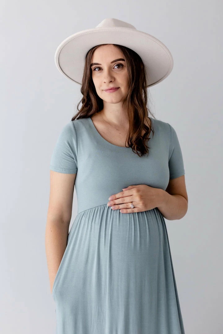 Hello Miz Summer Collection 'Becca' Maternity Maxi Dress 9 Hello Miz Summer Collection 'Becca' Maternity Maxi Dress