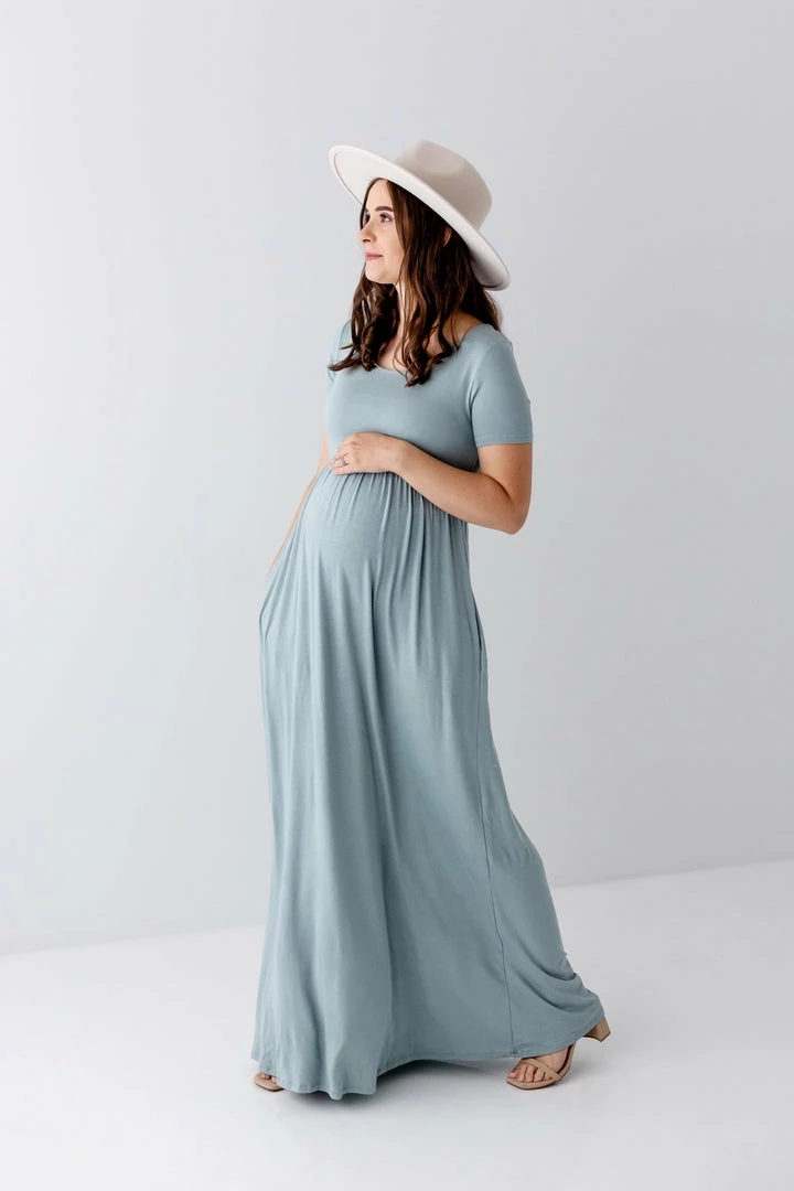 Hello Miz Summer Collection 'Becca' Maternity Maxi Dress 12 Hello Miz Summer Collection 'Becca' Maternity Maxi Dress