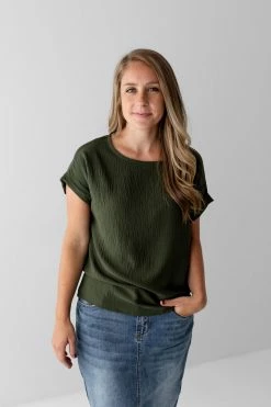 Gilli 'Evonne' Cuffed Sleeve Top 16 Gilli 'Evonne' Cuffed Sleeve Top