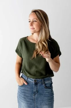 Gilli 'Evonne' Cuffed Sleeve Top 17 Gilli 'Evonne' Cuffed Sleeve Top