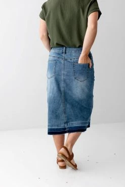 The Main Street Exchange 'Esme' Medium Wash Denim Skirt 11 The Main Street Exchange 'Esme' Medium Wash Denim Skirt