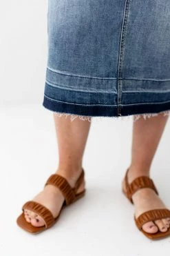 The Main Street Exchange 'Esme' Medium Wash Denim Skirt 14 The Main Street Exchange 'Esme' Medium Wash Denim Skirt