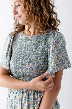 In Loom Summer Collection 'Everlee' Smocked Bodice Floral Maxi Dress