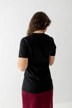 Oat Collective Summer Collection 'Saved By Grace' Cotton Tee In Black 7 Oat Collective Summer Collection 'Saved By Grace' Cotton Tee In Black