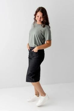The Main Street Exchange 'Jodi' Denim Skirt In Vintage Black Exclusive Designs 12 The Main Street Exchange 'Jodi' Denim Skirt In Vintage Black Exclusive Designs