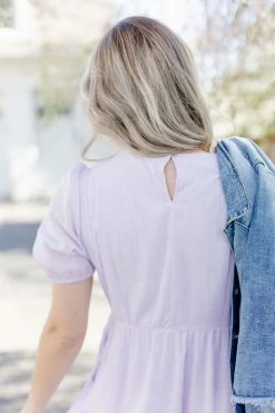 Listicle 'Lillian' Woven Tiered Midi Dress In Lilac FINAL SALE 11 Listicle 'Lillian' Woven Tiered Midi Dress In Lilac FINAL SALE