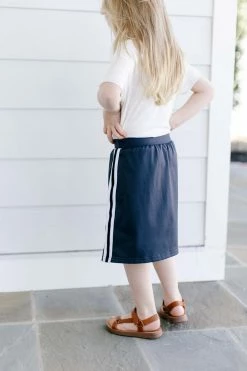 Lancaster Sewing Company Girl Modest Knee Length Athletic Skort