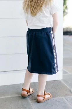 Lancaster Sewing Company Girl Modest Knee Length Athletic Skort