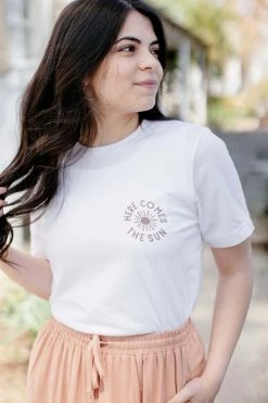 Mikarose Tops/Cardigans 'Here Comes The Sun' Graphic Tee