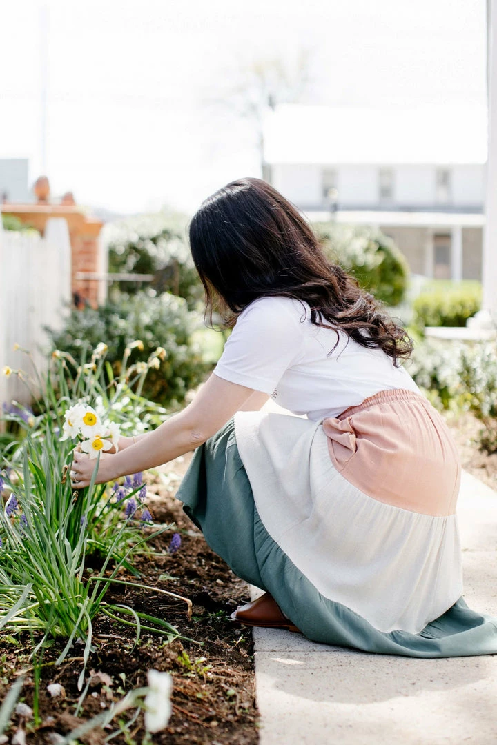 Ninexis 'Kona' Tiered Color Block Skirt Skirts 6 Ninexis 'Kona' Tiered Color Block Skirt Skirts