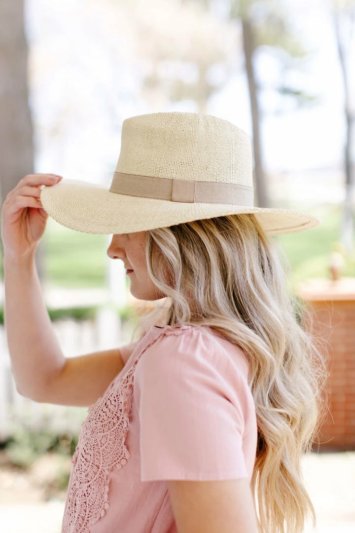 Olive & Pique 'Amalfi' Woven Panama Hat Accessories 1 Olive & Pique 'Amalfi' Woven Panama Hat Accessories