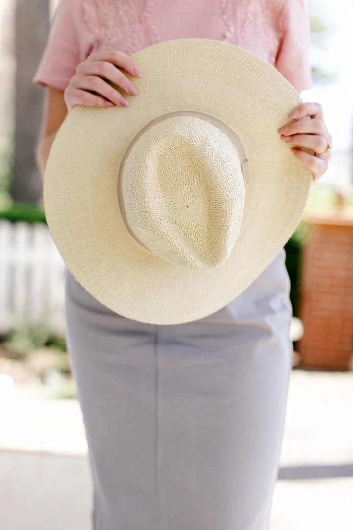 Olive & Pique 'Amalfi' Woven Panama Hat Accessories 3 Olive & Pique 'Amalfi' Woven Panama Hat Accessories