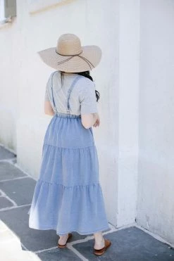 Polagram 'Asher' Overall Dress In Denim FINAL SALE Dresses 7 Polagram 'Asher' Overall Dress In Denim FINAL SALE Dresses
