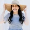 Too Too Hat 'Aruba' Wide Brim Sun Hat In Natural Accessories