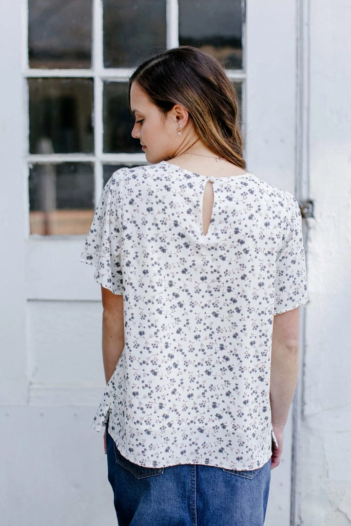 The Main Street Exchange 'Aimee' Pintuck Flutter Sleeve Top Exclusive Designs 6 The Main Street Exchange 'Aimee' Pintuck Flutter Sleeve Top Exclusive Designs