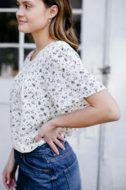 The Main Street Exchange 'Aimee' Pintuck Flutter Sleeve Top Exclusive Designs 25 The Main Street Exchange 'Aimee' Pintuck Flutter Sleeve Top Exclusive Designs