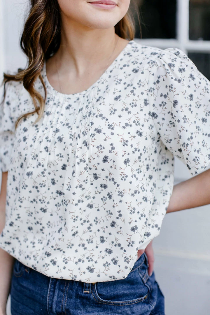 The Main Street Exchange 'Aimee' Pintuck Flutter Sleeve Top Exclusive Designs 4 The Main Street Exchange 'Aimee' Pintuck Flutter Sleeve Top Exclusive Designs