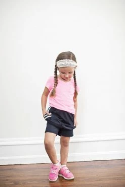 Lancaster Sewing Company Girl Modest Knee Length Athletic Skort