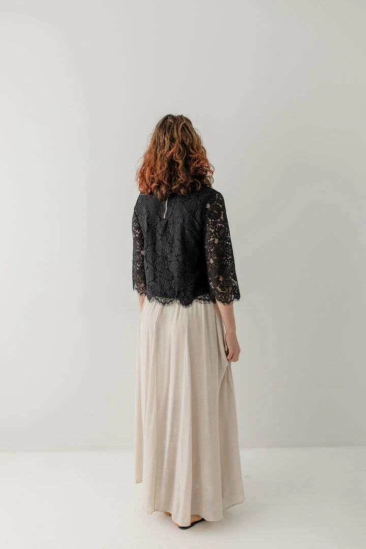 Wishlist Skirts 'Stella' Maxi Skirt In Champagne 5 Wishlist Skirts 'Stella' Maxi Skirt In Champagne