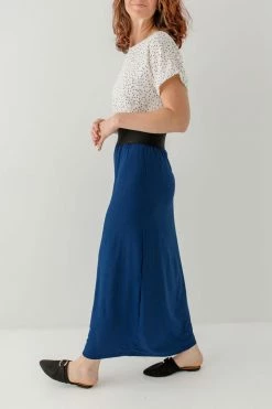 The Main Street Exchange 'Claire' Skirt In Indigo Blue Exclusive Designs 7 The Main Street Exchange 'Claire' Skirt In Indigo Blue Exclusive Designs