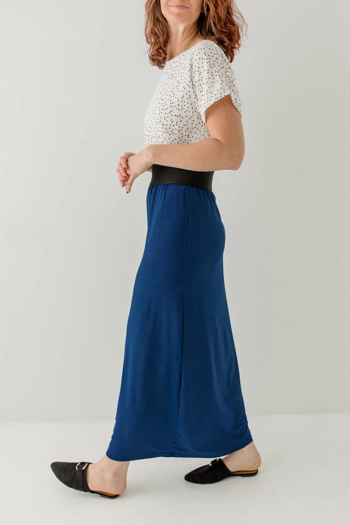 The Main Street Exchange 'Claire' Skirt In Indigo Blue Exclusive Designs 3 The Main Street Exchange 'Claire' Skirt In Indigo Blue Exclusive Designs