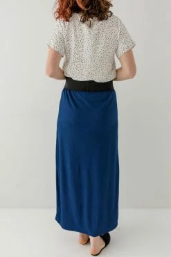 The Main Street Exchange 'Claire' Skirt In Indigo Blue Exclusive Designs 9 The Main Street Exchange 'Claire' Skirt In Indigo Blue Exclusive Designs