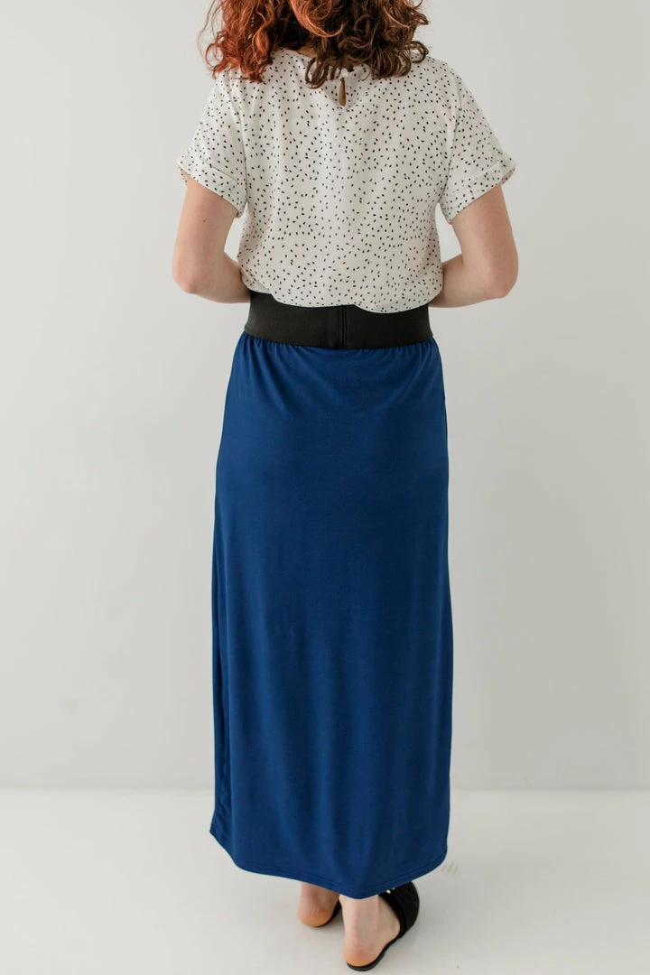 The Main Street Exchange 'Claire' Skirt In Indigo Blue Exclusive Designs 5 The Main Street Exchange 'Claire' Skirt In Indigo Blue Exclusive Designs
