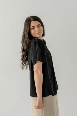 The Main Street Exchange 'Aimee' Pintuck Flutter Sleeve Top Exclusive Designs 28 The Main Street Exchange 'Aimee' Pintuck Flutter Sleeve Top Exclusive Designs