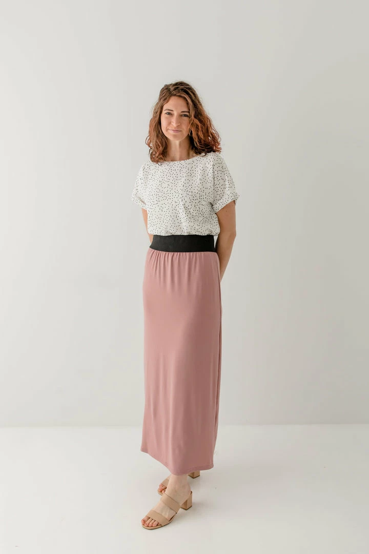 The Main Street Exchange Exclusive Designs 'Claire' Skirt In Wisteria 1 The Main Street Exchange Exclusive Designs 'Claire' Skirt In Wisteria