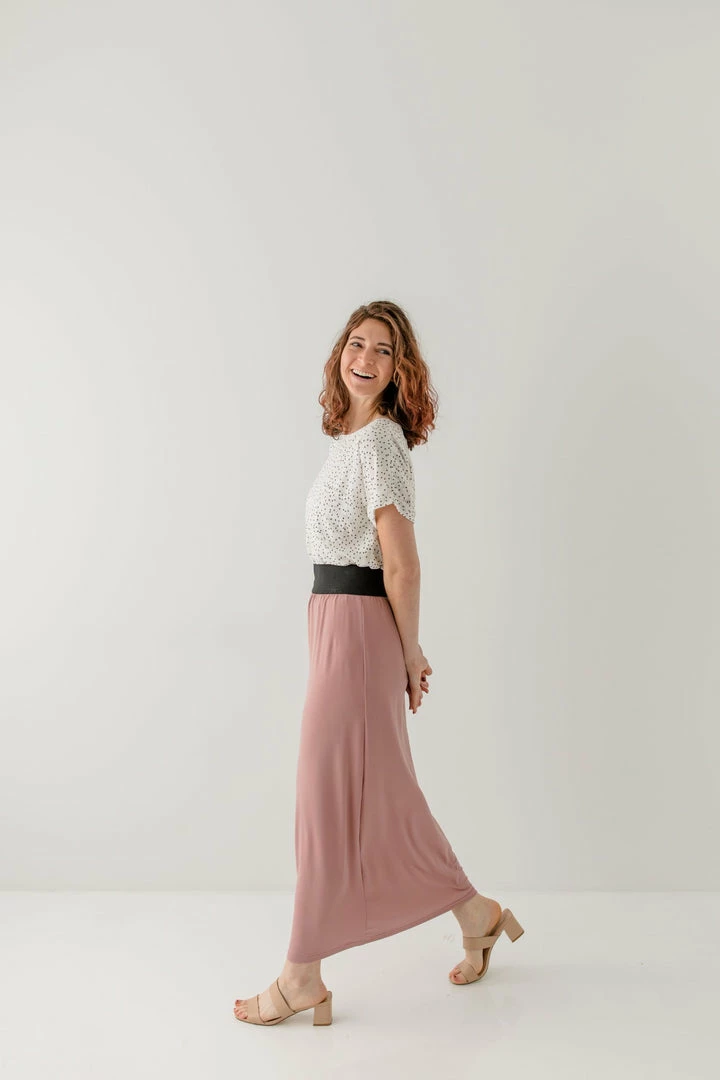 The Main Street Exchange Exclusive Designs 'Claire' Skirt In Wisteria 2 The Main Street Exchange Exclusive Designs 'Claire' Skirt In Wisteria