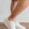 KKE ORIGINALS 'Ryder' Stitch Detail Sneakers In White Shoes