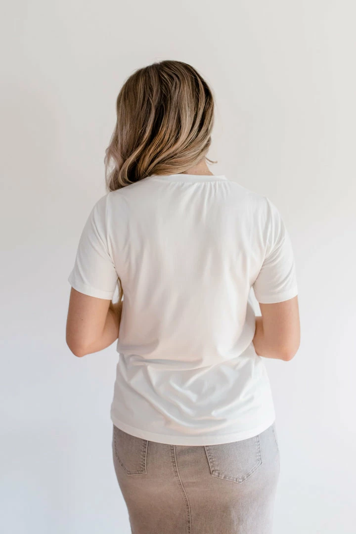 Polagram 'Made To Bloom' Graphic Tee In Ivory FINAL SALE 5 Polagram 'Made To Bloom' Graphic Tee In Ivory FINAL SALE