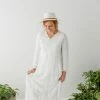 Tea N Rose 'Waverly' Embroidered Lace Maxi Dress In White FINAL SALE