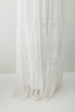 Tea N Rose 'Waverly' Embroidered Lace Maxi Dress In White FINAL SALE