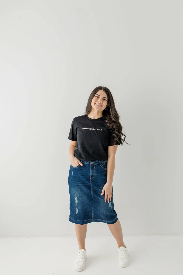 Oat Collective 'Make People Feel Loved' Graphic Tee Tops/Cardigans 5 Oat Collective 'Make People Feel Loved' Graphic Tee Tops/Cardigans