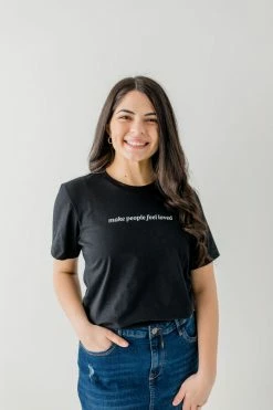 Oat Collective 'Make People Feel Loved' Graphic Tee Tops/Cardigans