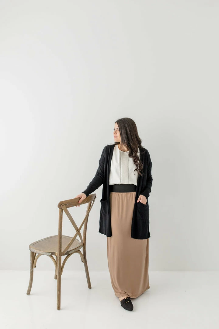 The Main Street Exchange Exclusive Designs 'Claire' Skirt In Mocha 3 The Main Street Exchange Exclusive Designs 'Claire' Skirt In Mocha