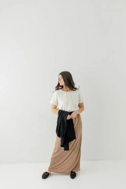 The Main Street Exchange Exclusive Designs 'Claire' Skirt In Mocha 9 The Main Street Exchange Exclusive Designs 'Claire' Skirt In Mocha