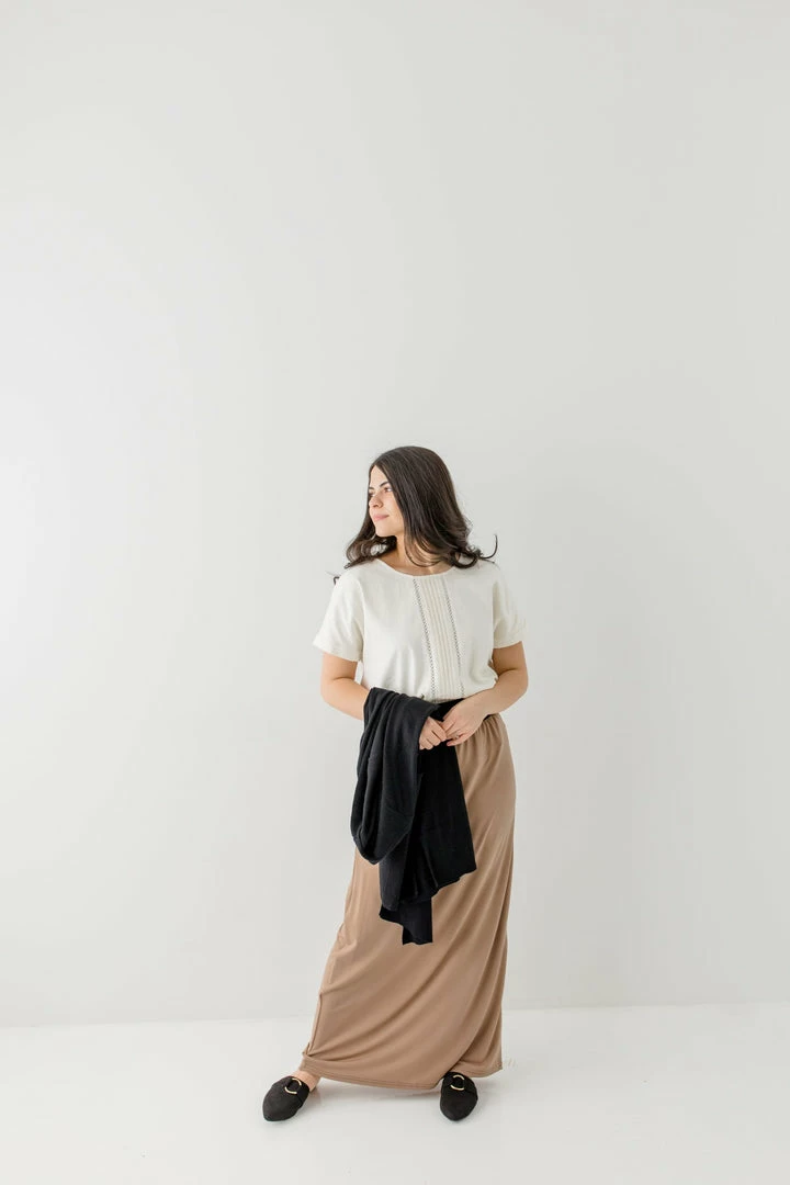 The Main Street Exchange Exclusive Designs 'Claire' Skirt In Mocha 5 The Main Street Exchange Exclusive Designs 'Claire' Skirt In Mocha
