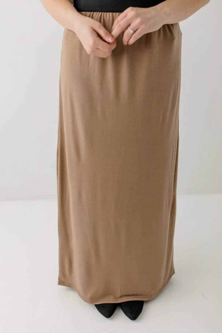 The Main Street Exchange Exclusive Designs 'Claire' Skirt In Mocha 2 The Main Street Exchange Exclusive Designs 'Claire' Skirt In Mocha