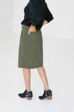 The Main Street Exchange 'Willow' Olive Skirt FINAL SALE Exclusive Designs 18 The Main Street Exchange 'Willow' Olive Skirt FINAL SALE Exclusive Designs