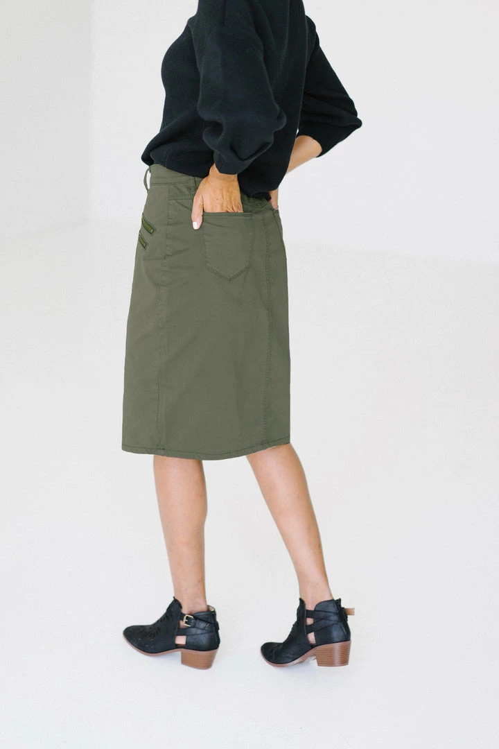 The Main Street Exchange 'Willow' Olive Skirt FINAL SALE Exclusive Designs 9 The Main Street Exchange 'Willow' Olive Skirt FINAL SALE Exclusive Designs