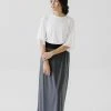 The Main Street Exchange 'Claire' Skirt In Ash Grey FINAL SALE
