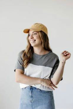 The Main Street Exchange 'Brynn' Color Block Tee FINAL SALE Exclusive Designs