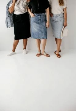 THE MAIN STREET EXCHANGE Exclusive Designs 'Kyra' Denim Skirt 15 THE MAIN STREET EXCHANGE Exclusive Designs 'Kyra' Denim Skirt