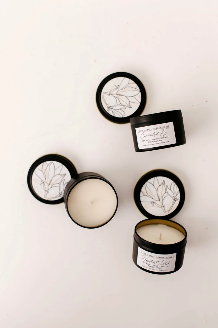 Aimee Weaver Candles Garden House Candle Tin - Caramelized Fig 3 Aimee Weaver Candles Garden House Candle Tin - Caramelized Fig